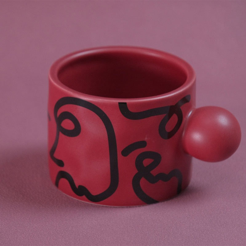 Abstract Graffiti Tea Cup