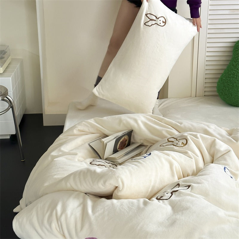 Warm Bunny Bedding Set