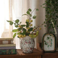 Red Rose Ceramic Vase