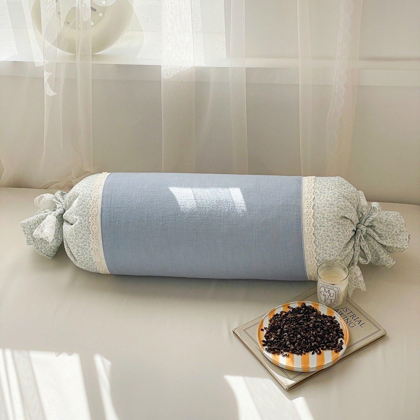 Candy Lace Bolster Pillow