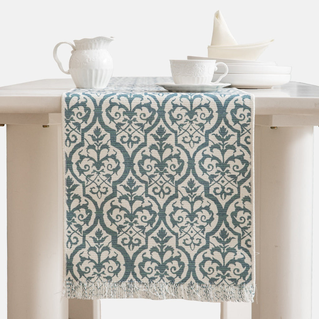 Countryside Blue Table Runner