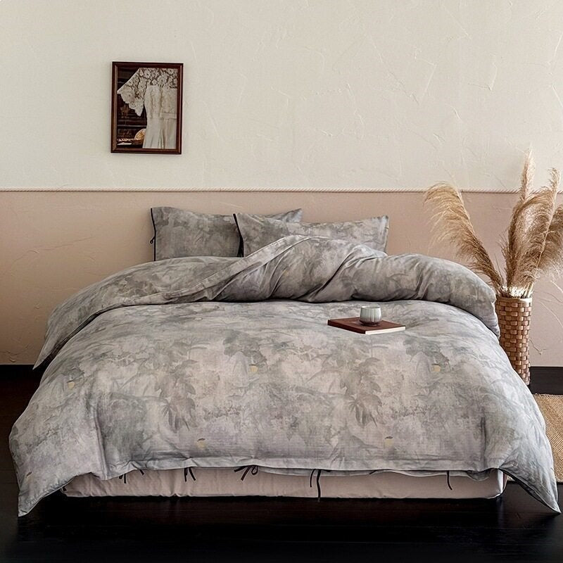 Misty Bamboo Grove Bedding Set