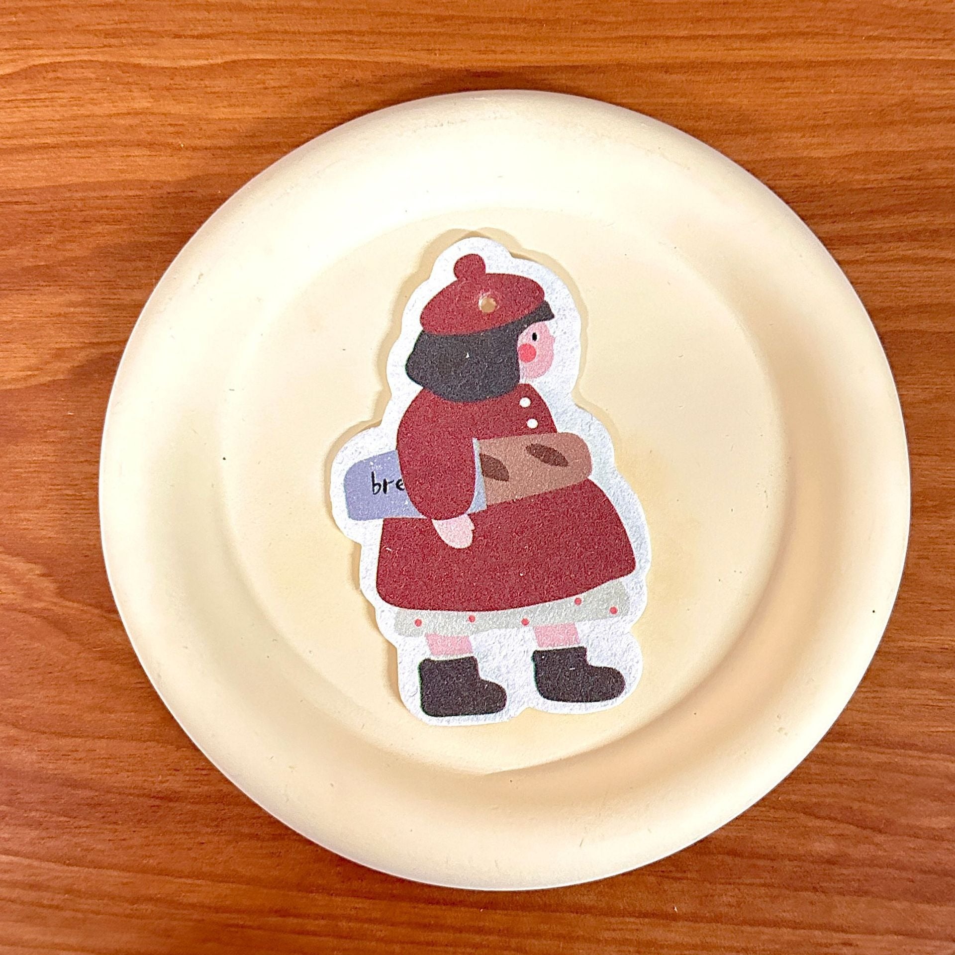 Bread Girl Dish Sponge Set