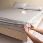 Water Colour Lyocell Fitted Sheet