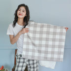 Checkerboard Luxe Towels