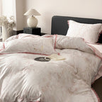 Rose Cloud Lace Bedding Set