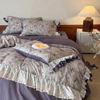 French Cottage Ruffle Bedding Set