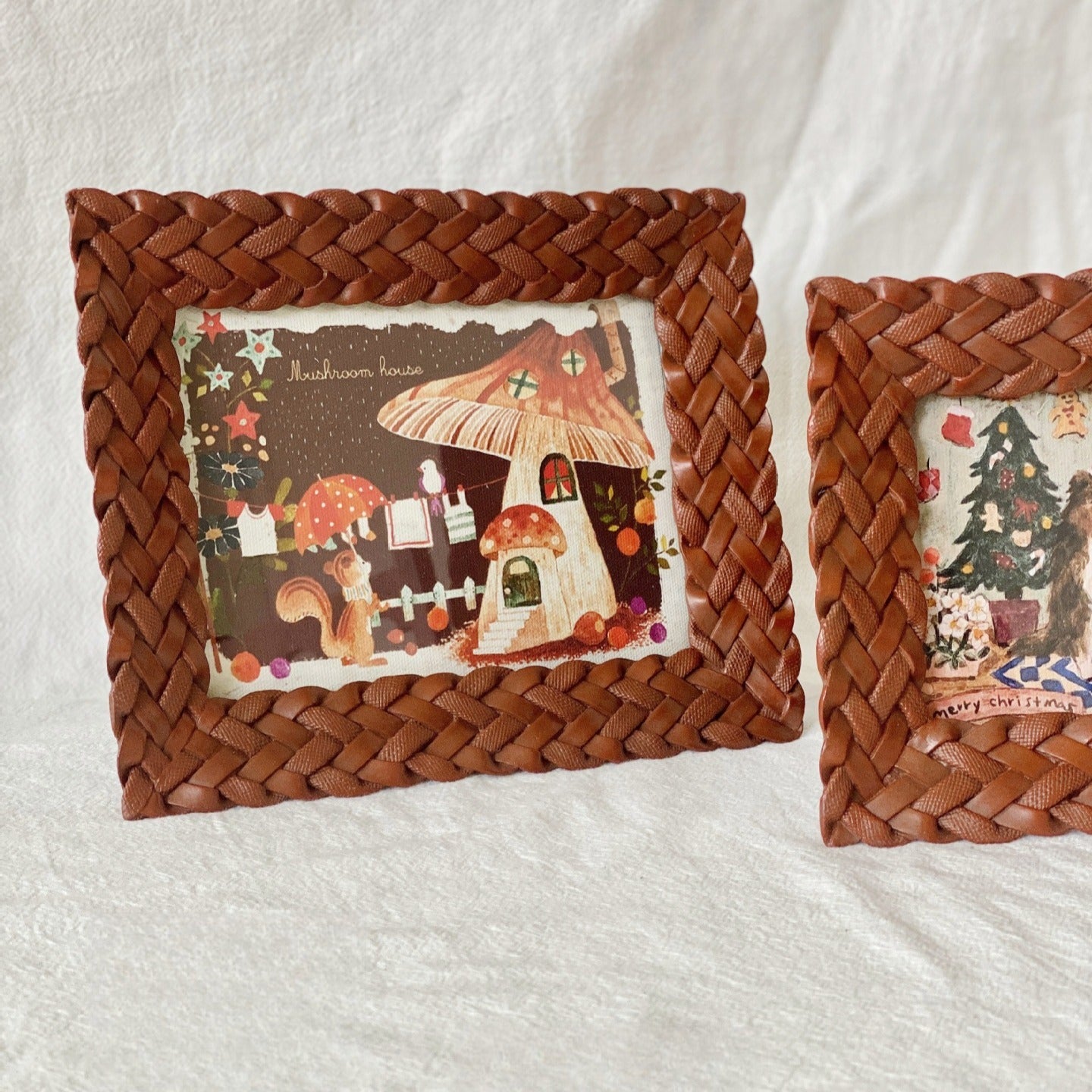 Rustic Woven Photo Frame