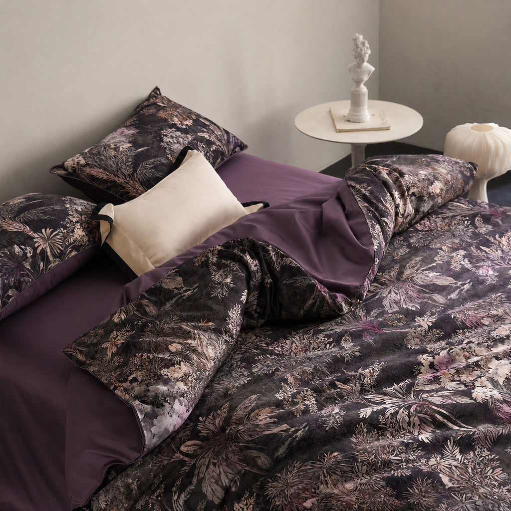Savona Moonlit Canopy Botanical Egyptian Cotton Bedding Set