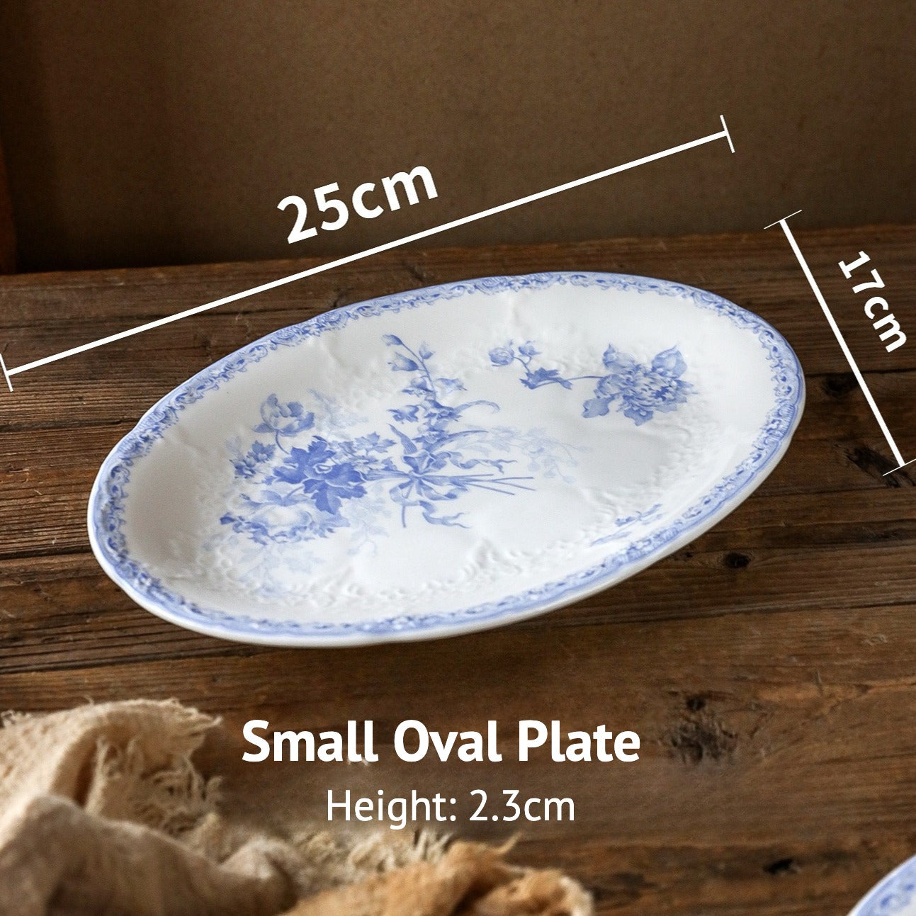 Delft Blue Bouquet Plate