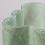 Green Serenity Glass Vase