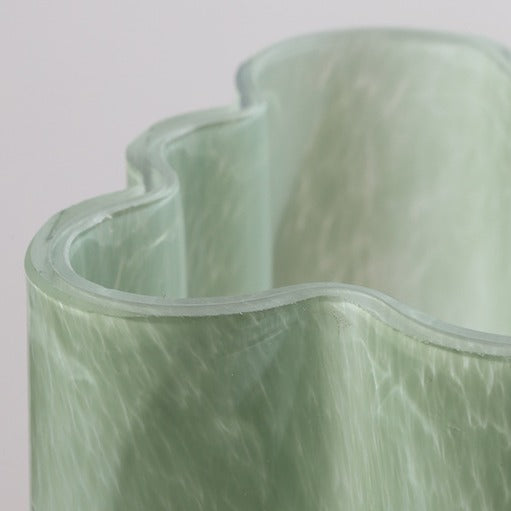 Green Serenity Glass Vase - FINAL SALE