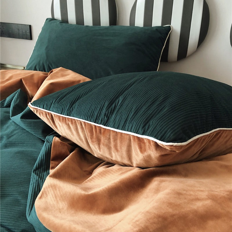 Warm Texture Bedding Set
