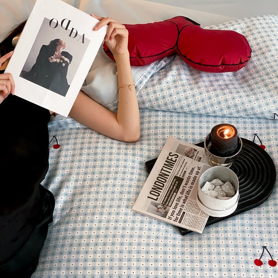 Cherry Soda Lyocell Bedding Set