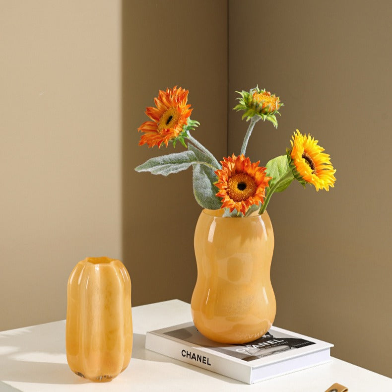 Suns Kissed Glass Vase