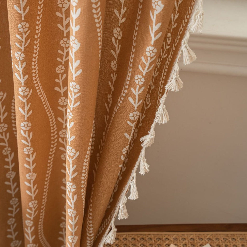 Vine Wave Tassel Curtain