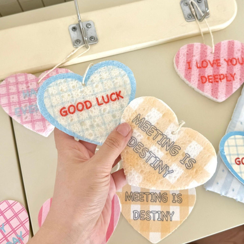 Love Heart Dish Sponge Set