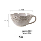 Garland Embossed Ceramic Dinnerware
