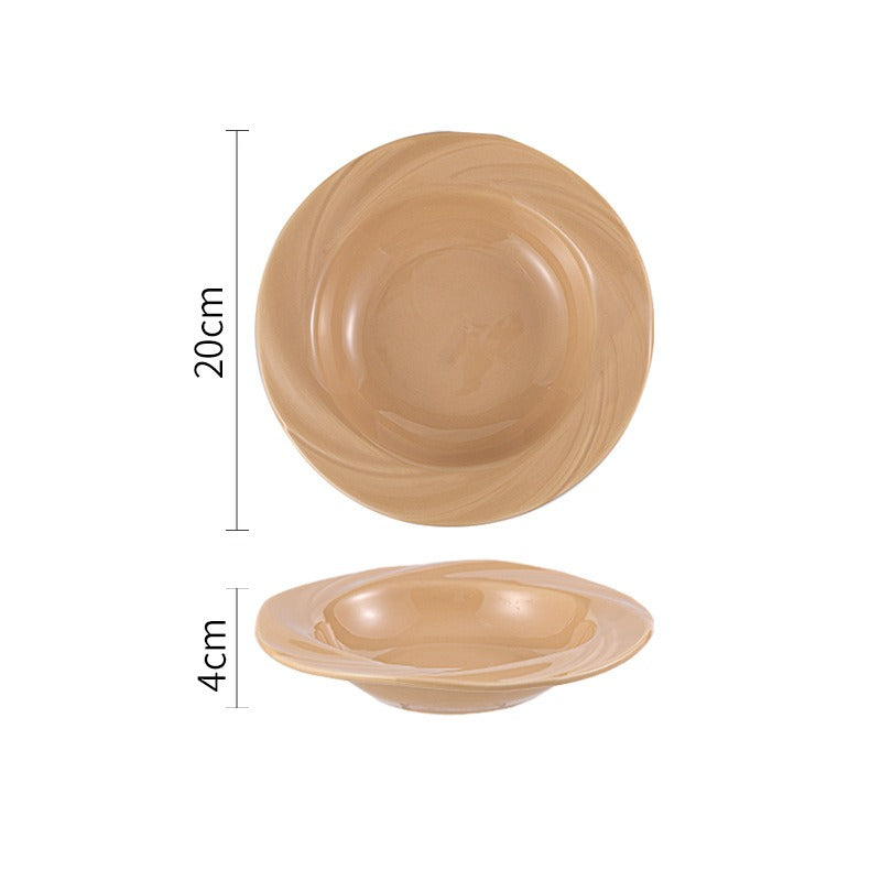 Floral Rose Plate Set