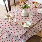 Love Heart Mesh Tablecloth