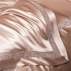 Willa Rose Gold Modern Egyptian Cotton Satin Bedding Set