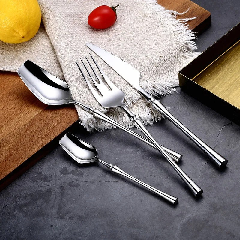 Venice Silver Luxury Stainless Steel Cutlery Set