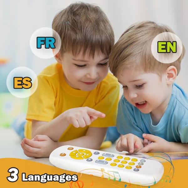 Baby Remote Control Toy - Interactive Educational Musical Toy for Toddlers