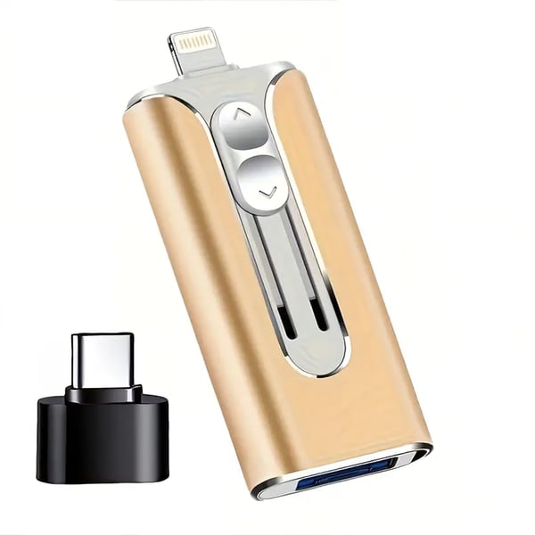 32~256GB Micro USB + 8 Pin + USB 3.0 4 in 1 Mobile Phone Computer U-Disk