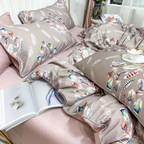 Amelia Feather Print Egyptian Cotton Bedding Set