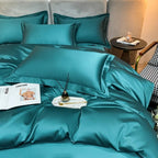 Neo Green Silky Egyptian Cotton Bedding Set