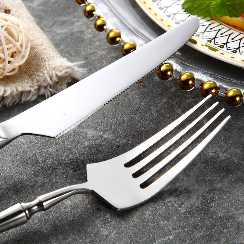 Serena Silver Luxury Stainless Steel Cutlery Set