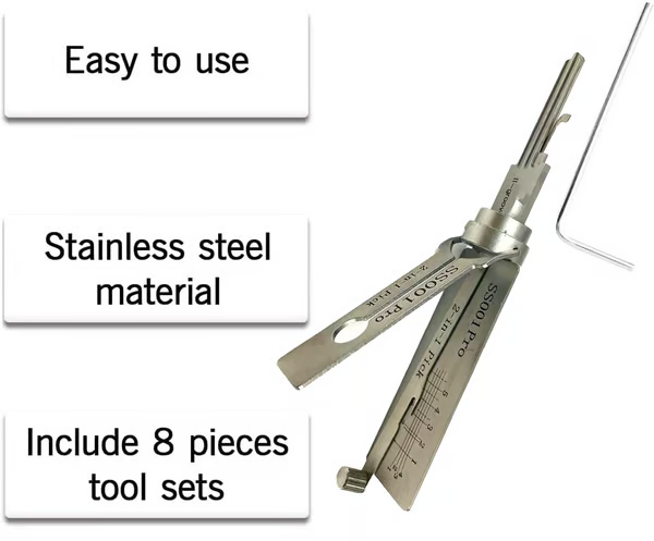 🔥 Stainless Steel Key Decoder