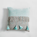 Chic Lattice Tassel Pillow