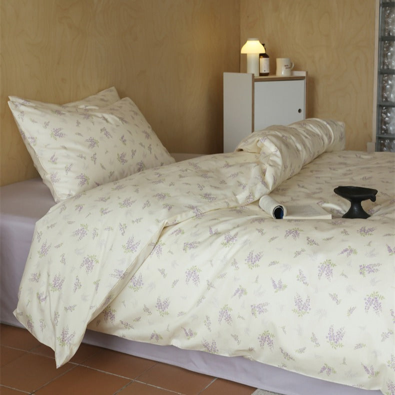 Blooming Yellow Bedding Set