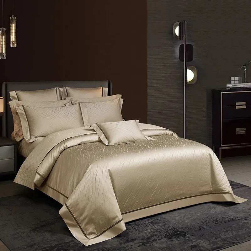 Moa Luxury Jacquard Egyptian Cotton Bedding Set
