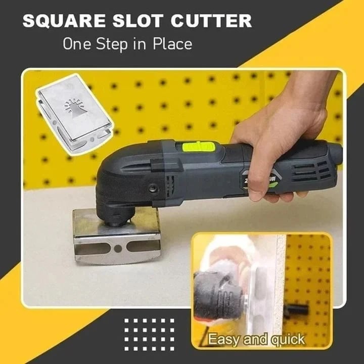 Woodworking Square Opening Tool and Square Slot Knife