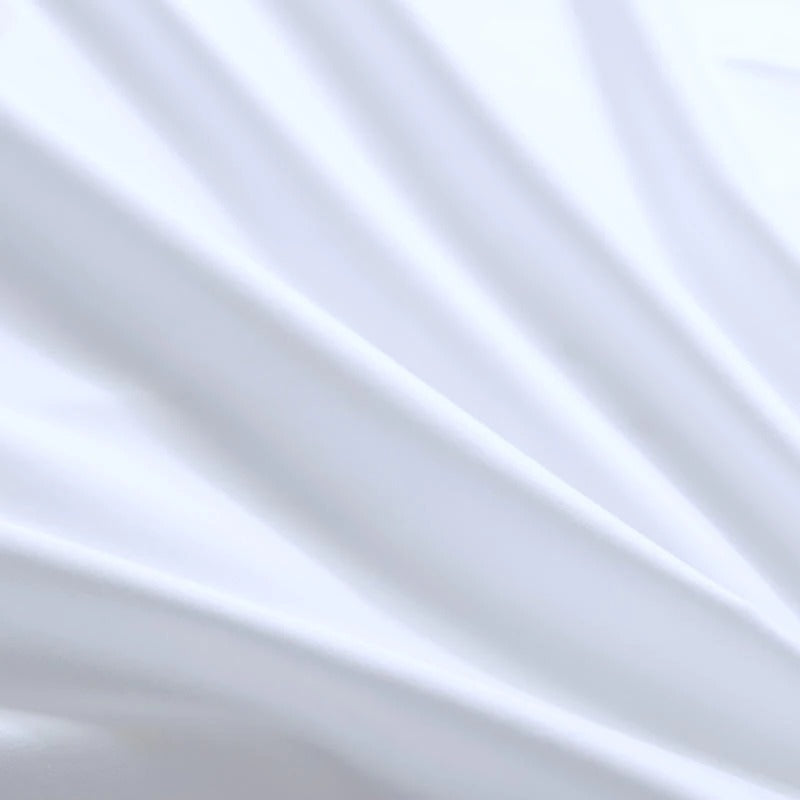 Degella Aqua Green Stripe Egyptian Cotton Luxury White Bedding Set