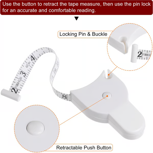 🎅2025 Christmas Hot Sale - Body Self-Measuring Tape