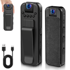 🏆Flash Sale⚡ 50K+ SOLD! Almost Gone-🔥HD 1080P Rechargeable Mini Body Camera With Night Vison&Rotating Lens📷️