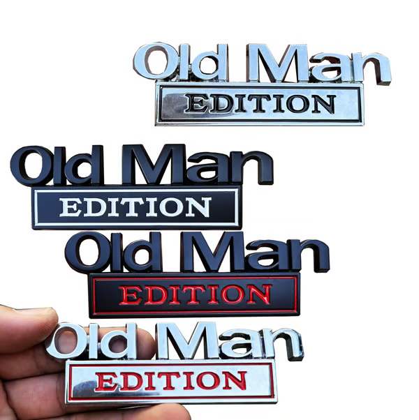 New Year Hot Sale  - Special Offer -🚗 Old Man Edition Car Emblem