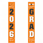 🎓Class of 2026 Graduation Banner | Congrats Grad Front Door Porch Decor for Graduation Party (✨Set of 2)