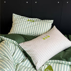 Green Pear Retro Bedding Set