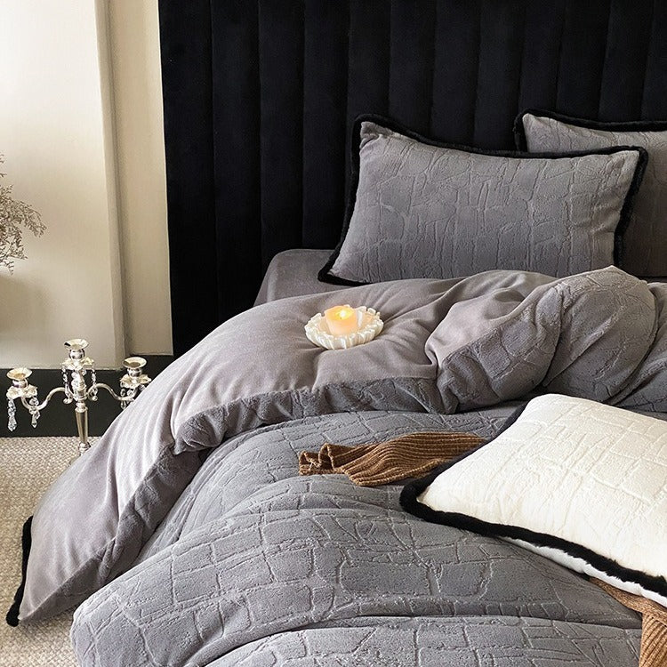 Lime Stone Noir Bedding Set