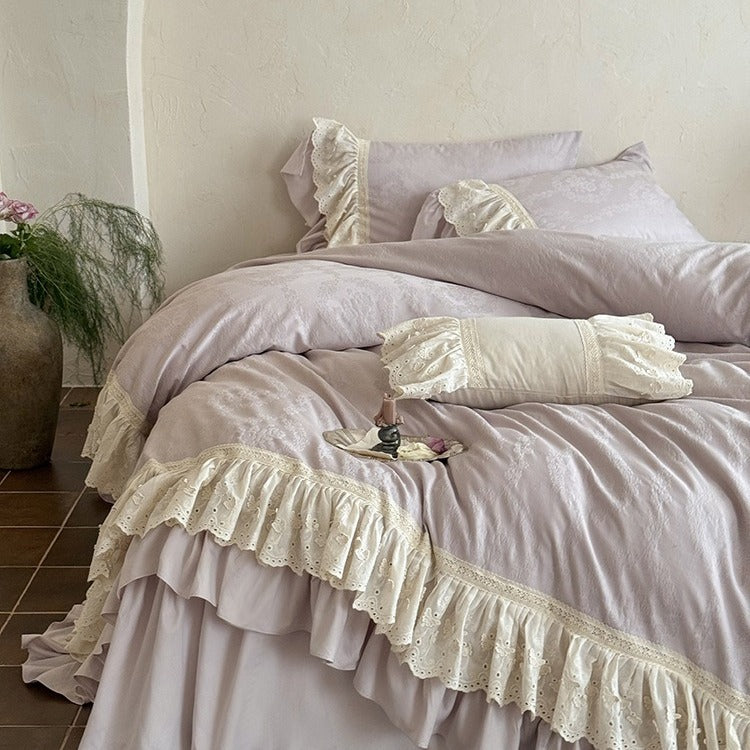 French Garden Frill Bedding Set