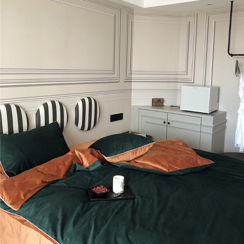 Warm Texture Bedding Set