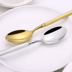 Naila Gold Textured Handle Stainless Steel Cutlery Set