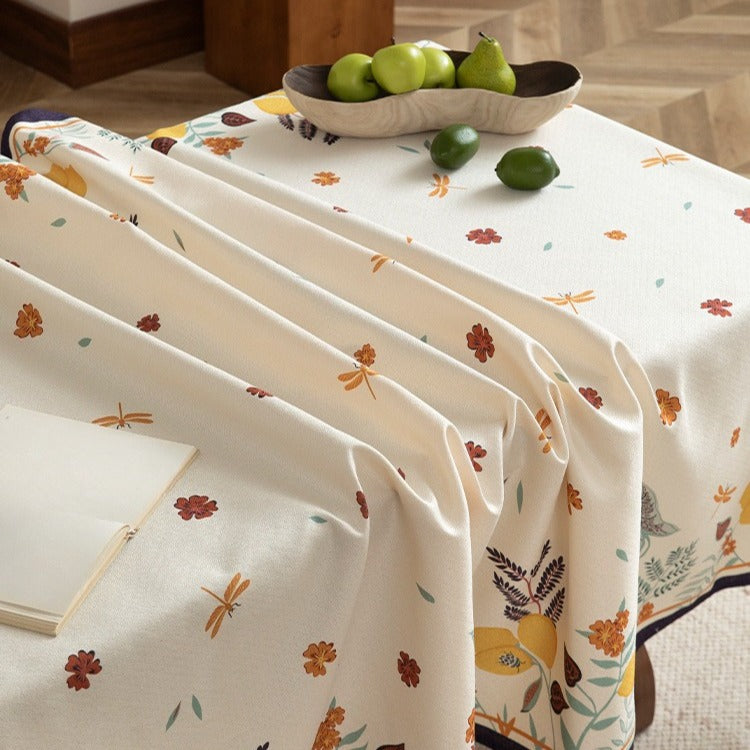 Rainfly Garden Floral Tablecloth