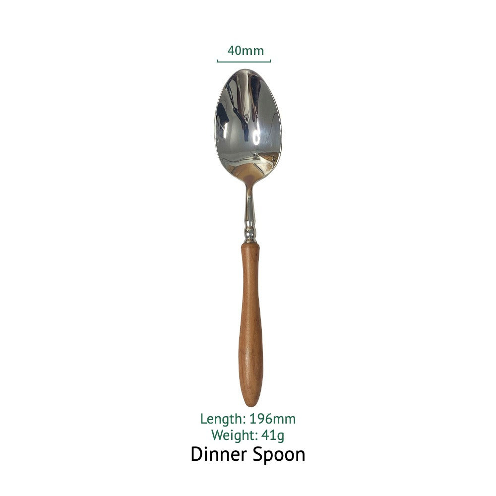 Retro Timber Cutlery