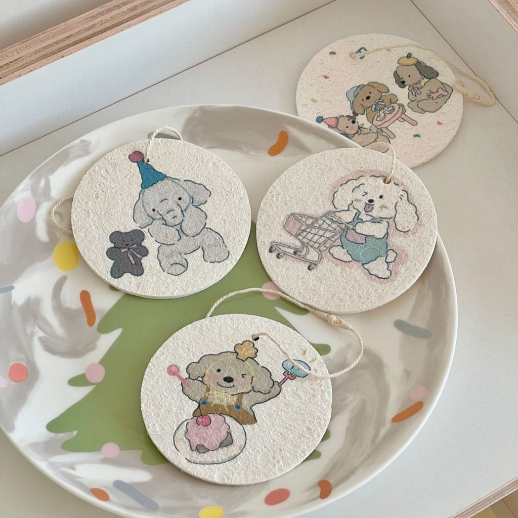 Puppy Party Dish Sponge Set