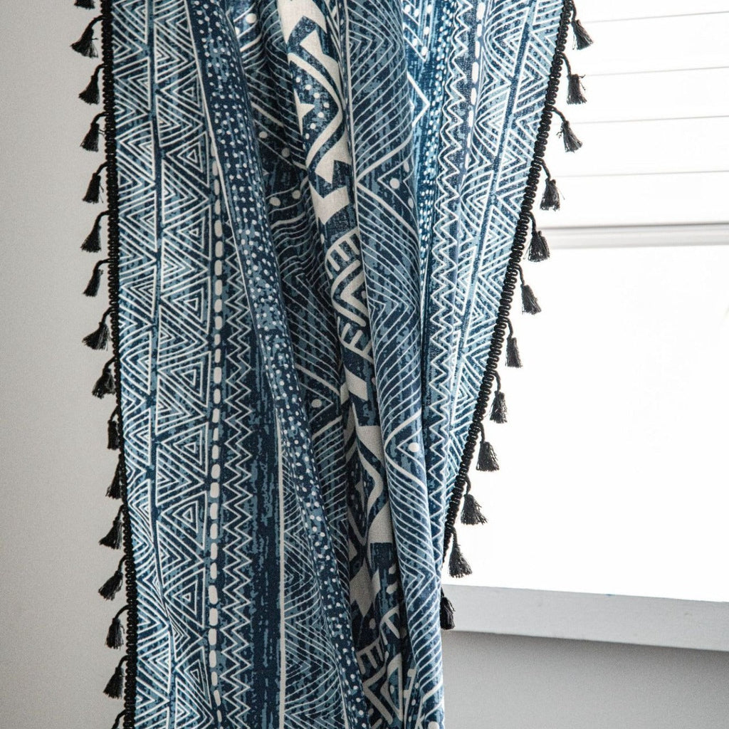 Ocean Tribe Tassel Curtain
